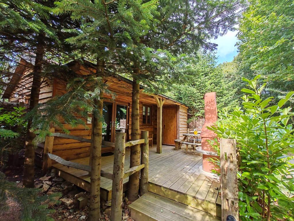 Hayne Barn Estate 6 Luxury Lodges with private hot-tubs AND 1 studio without hot-tub - Chalet Con 1 Camera Da Letto - Tasso