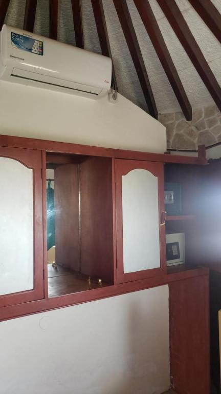 Kuchyň nebo kuchyňský kout v ubytování Residencial Cabo Verde Palace