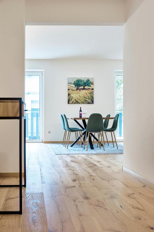 Posezení v ubytování Große Wohnung in Schlanders