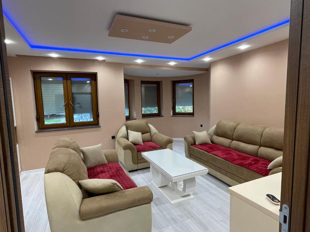 Istumisnurk majutusasutuses Apartman D&L