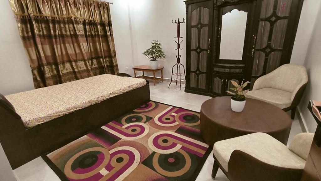 Posezení v ubytování 2BHK rental apartment
