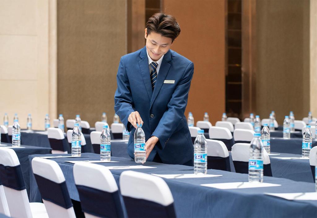 Hosté ubytování Mehood Lestie International Hotel Linhexi Guangzhou East Railway Station Branch - Free Shuttle Bus to Canton Fair Complex During Canton Fair Period & Free afternoon tea & Free midnight snack & Free VPN Internet Access