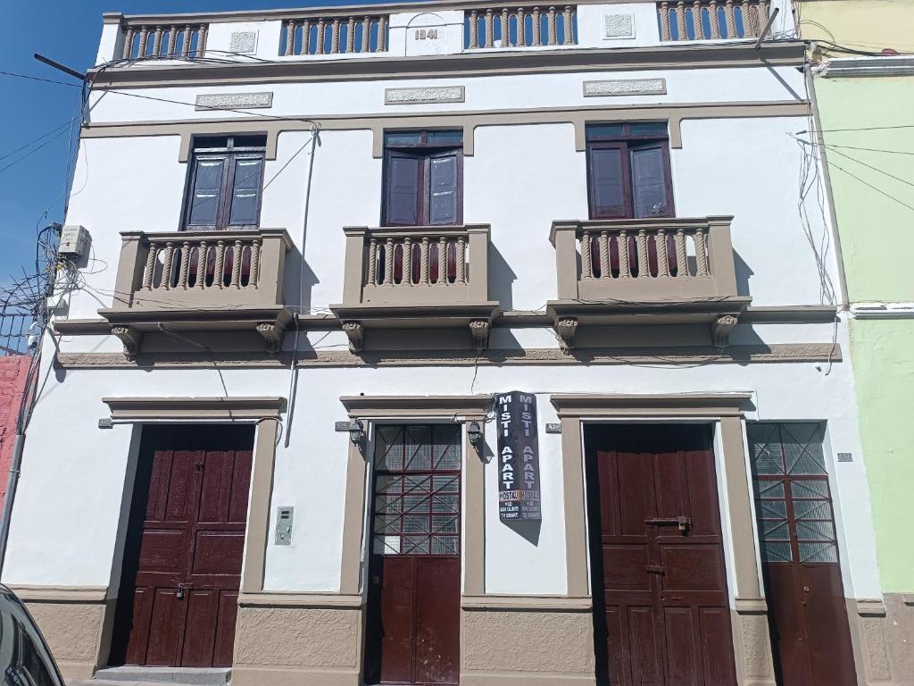 Bygningen som pensionatet ligger i