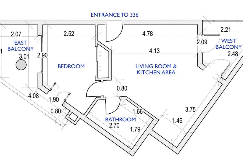 The floor plan of La Cabanana - Apartment w pool and high-speed WiFi