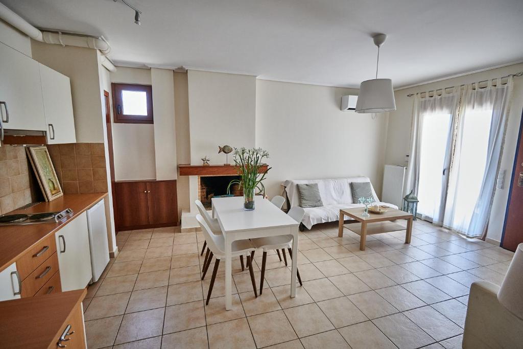 Kuchyň nebo kuchyňský kout v ubytování Luxury Apartment with Pool