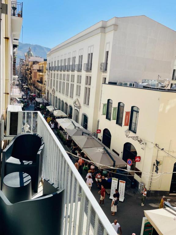 Balkón nebo terasa v ubytování Bieddu Suites