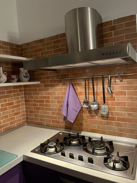 Kuchyň nebo kuchyňský kout v ubytování Casa Miglionico
