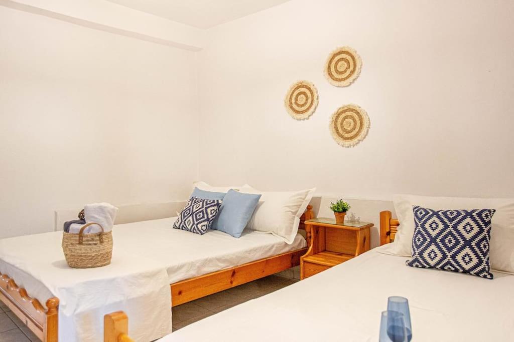 Postel nebo postele na pokoji v ubytování Blue Maraçi 4 - Beach Access, Simple Room