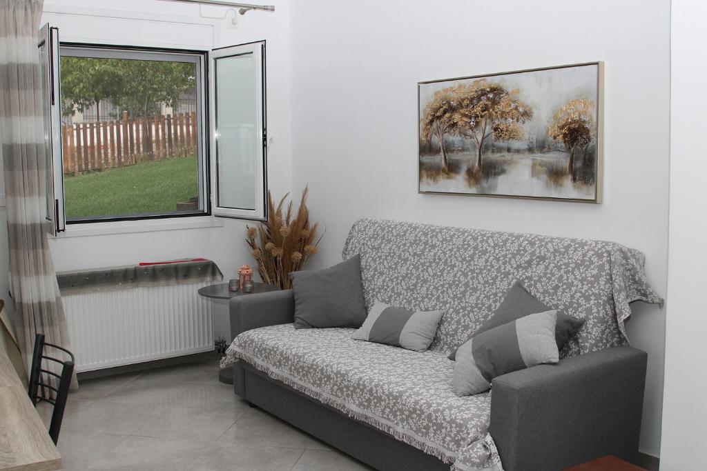 Posezení v ubytování Vagelis Nemea apartments