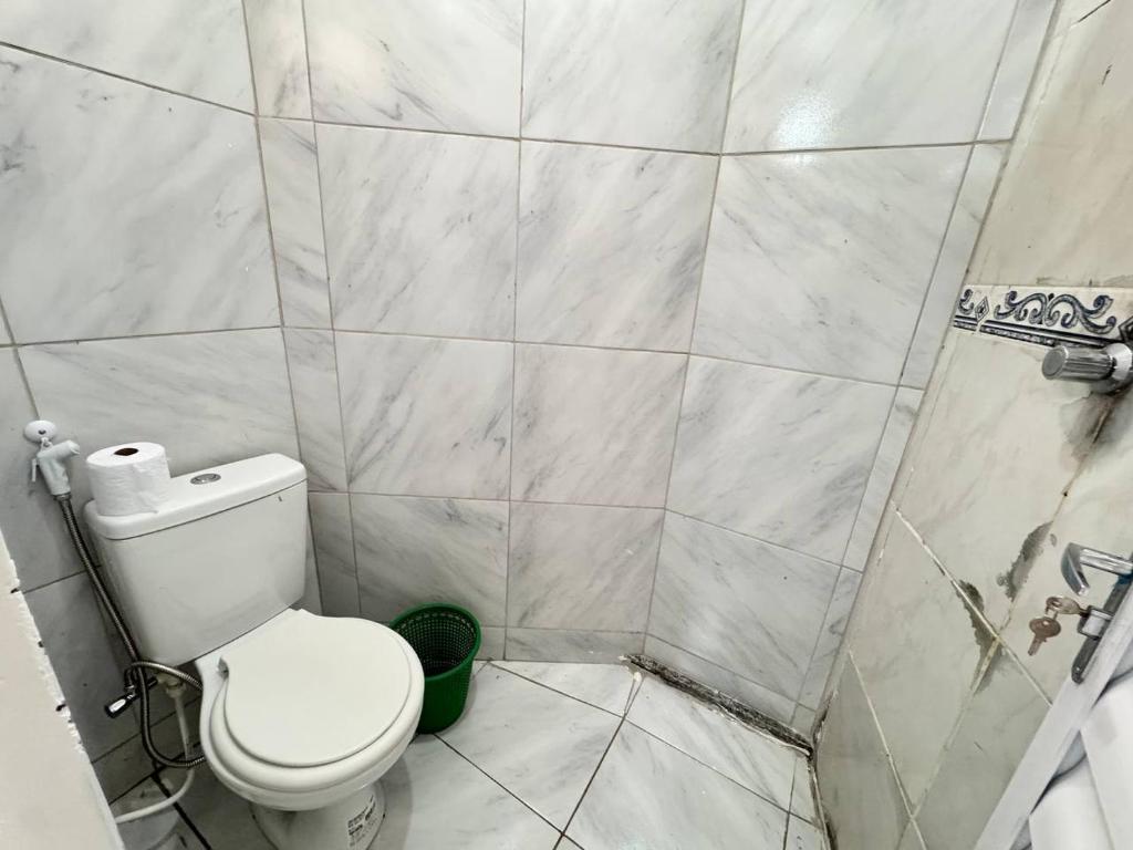 Koupelna v ubytování Ap próximo ao Arco com garagem e ar