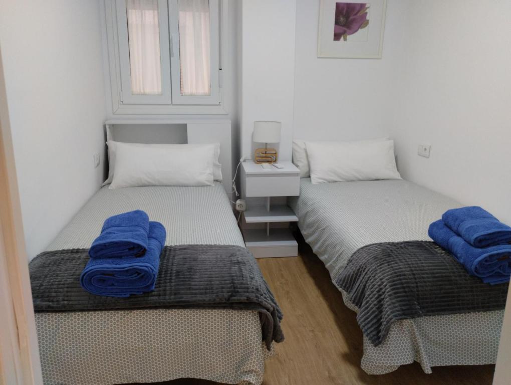 Cama o camas de una habitación en AZAHAR MUSEO