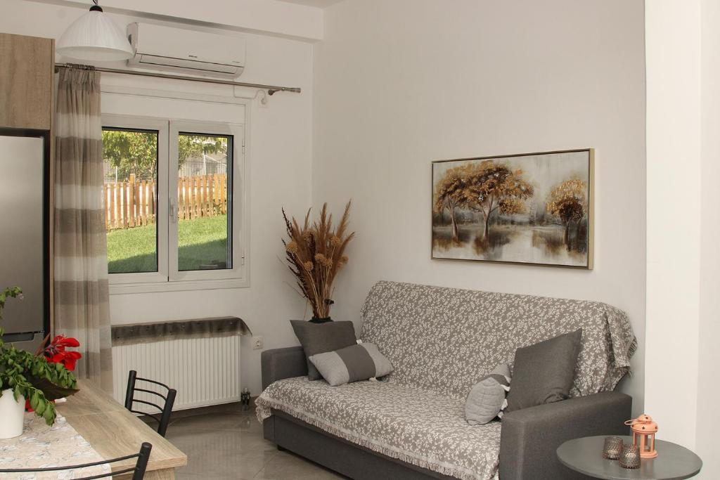 Posezení v ubytování Vagelis Nemea apartments