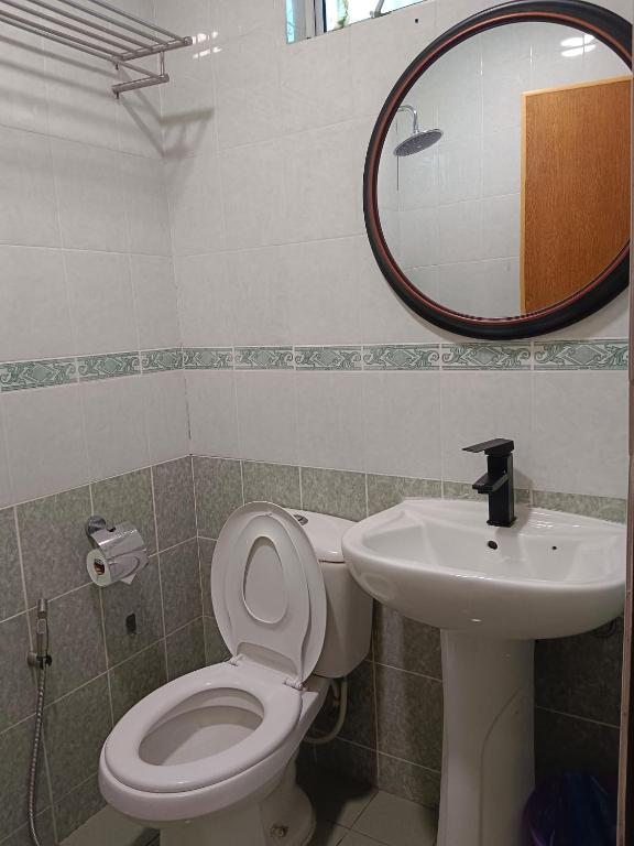 Koupelna v ubytování Nunuk Ragang Hotel