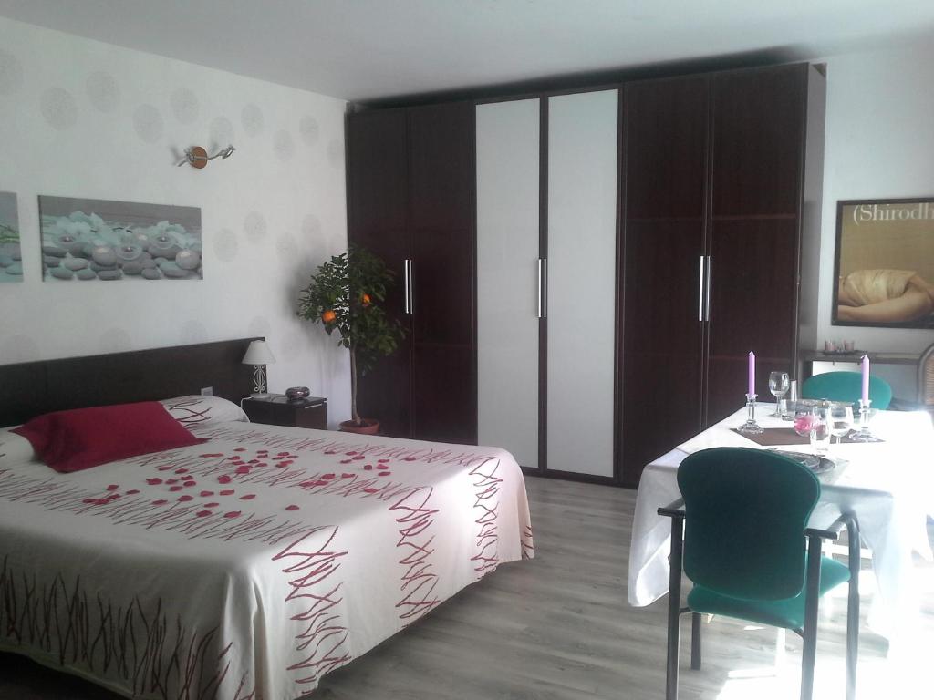 Postel nebo postele na pokoji v ubytování B&B Com a Casa Teva