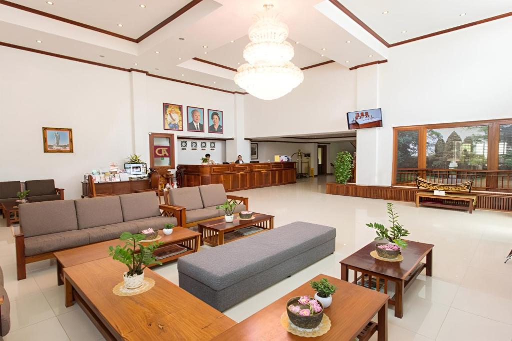 Posezení v ubytování Cheathata CTS Hotel Siem Reap