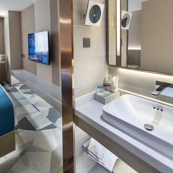 Koupelna v ubytování Shenzhen Jincheng Hotel