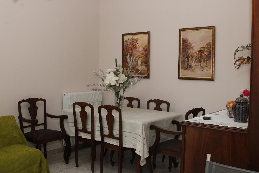 Posezení v ubytování Vagelis 2 Nemea apartments