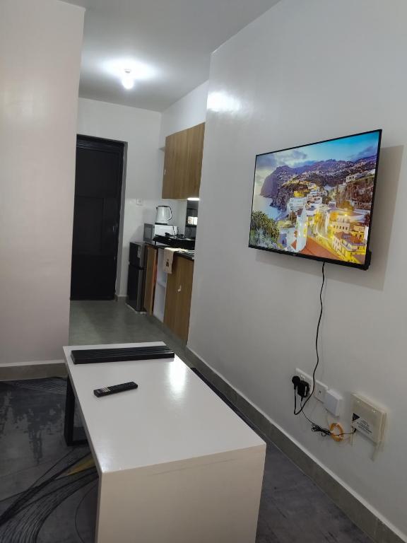 Kuchyň nebo kuchyňský kout v ubytování Tsavo Studio Fedha