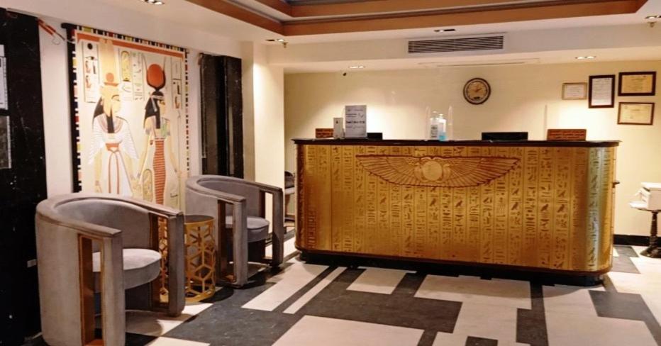 Posezení v ubytování Pharaohs Hotel