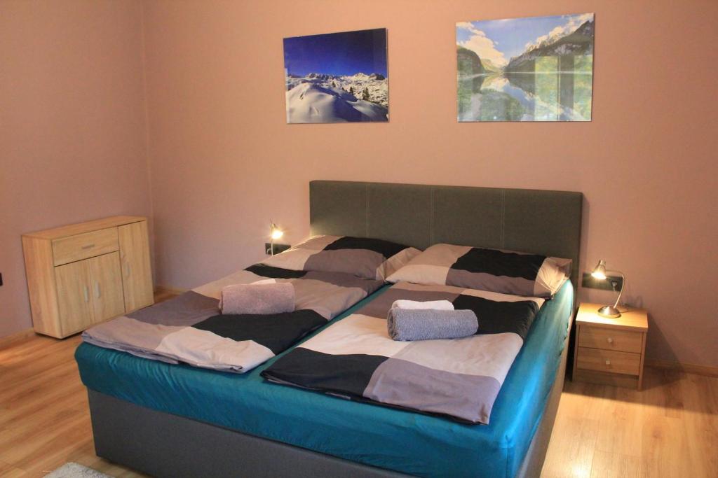 Postel nebo postele na pokoji v ubytování Apartments Gamsfeld