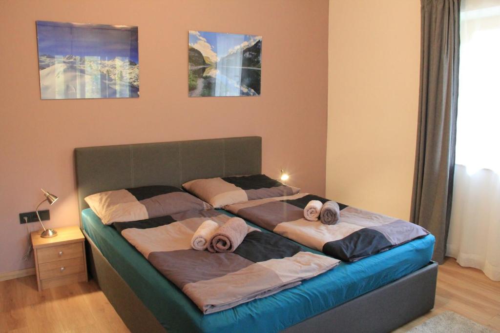 Postel nebo postele na pokoji v ubytování Apartments Gamsfeld