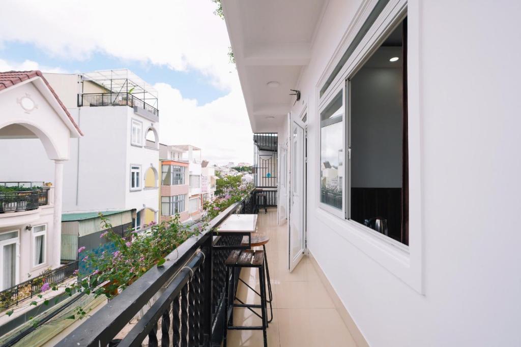 Ban công/sân hiên tại Cherry House Đà Lạt