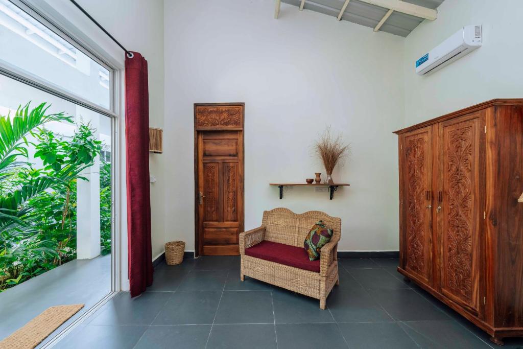 Posezení v ubytování Matumaini Guest House