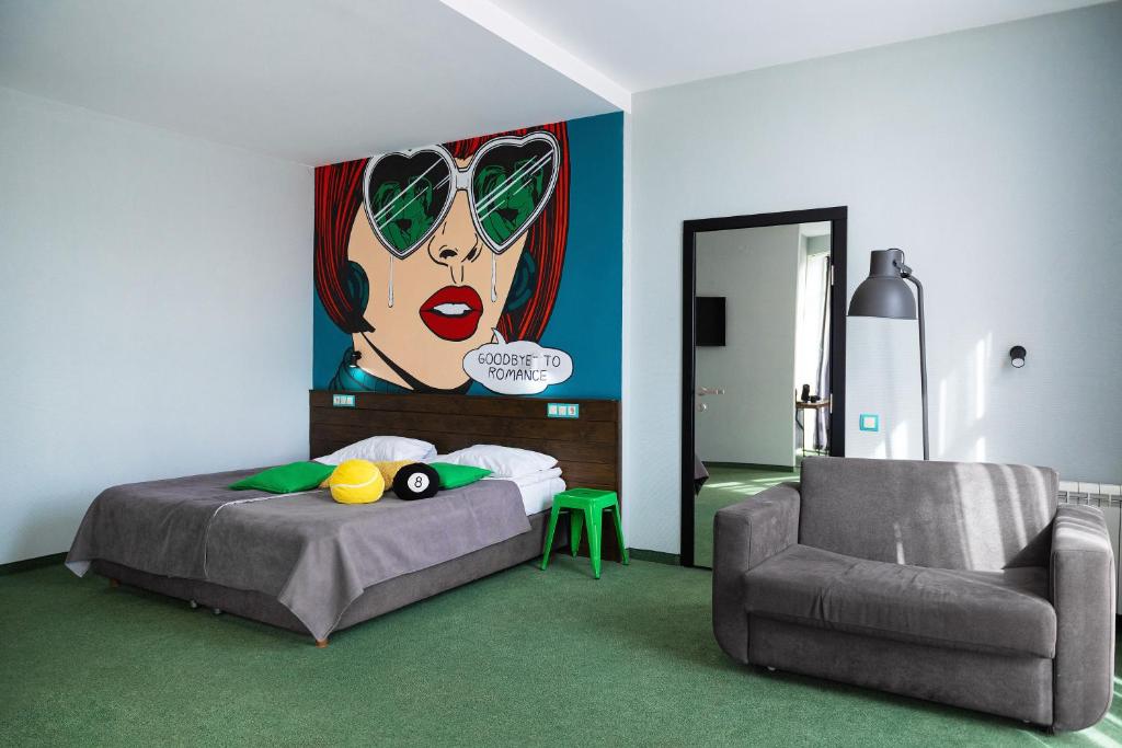 Posezení v ubytování Emigrand Art Hotel