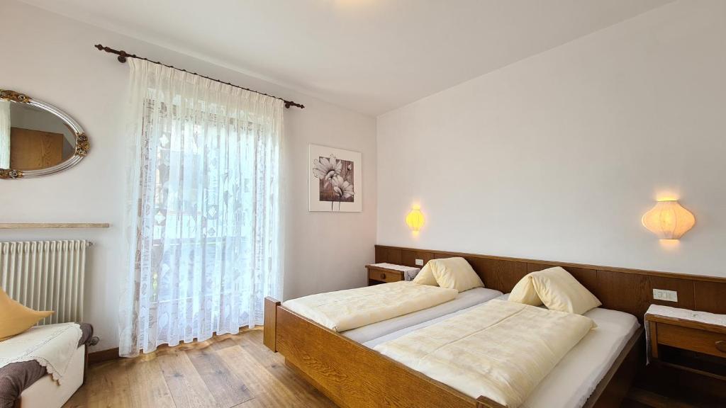 Postel nebo postele na pokoji v ubytování Appartments Innerhofer