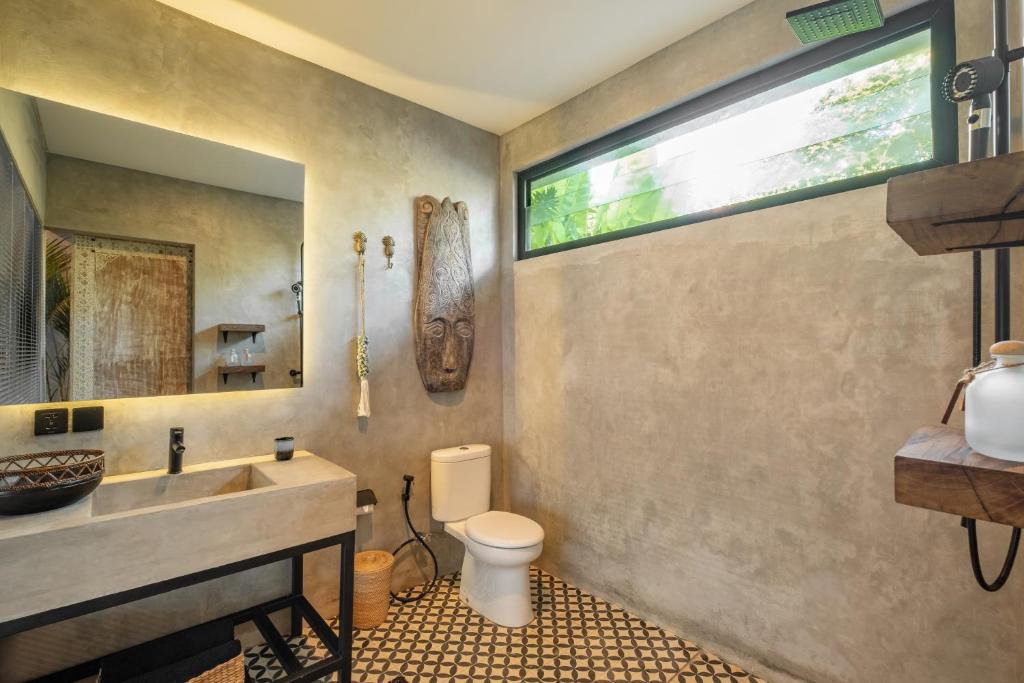Koupelna v ubytování Ubud Lila Concept