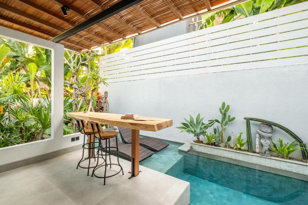 Bazén v ubytování Ubud Lila Concept nebo v jeho okolí
