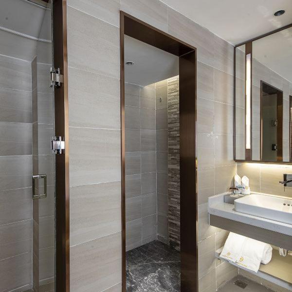 Koupelna v ubytování Shenzhen Jincheng Hotel