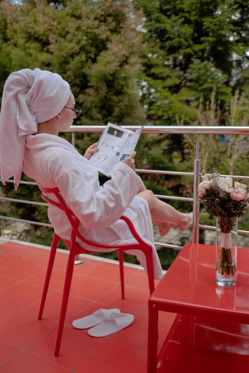 Balkón nebo terasa v ubytování Emigrand Art Hotel
