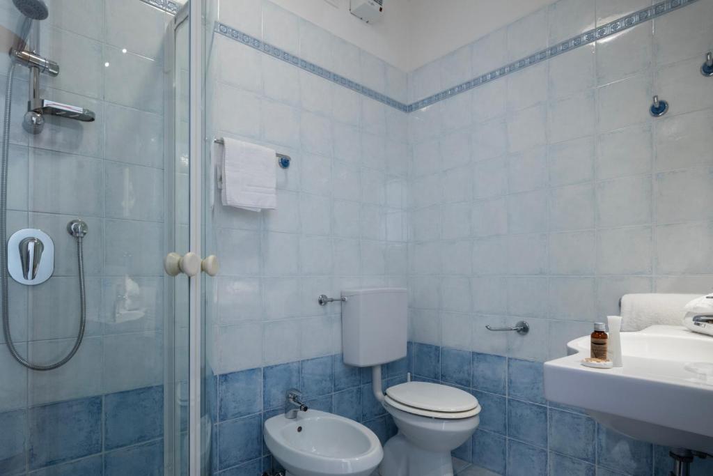 Koupelna v ubytování Hotel Caracas