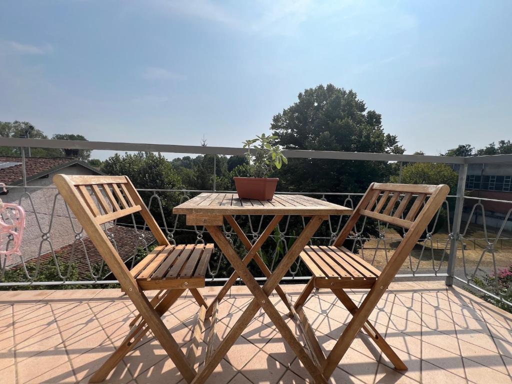 Balkón nebo terasa v ubytování O&R Home Crema
