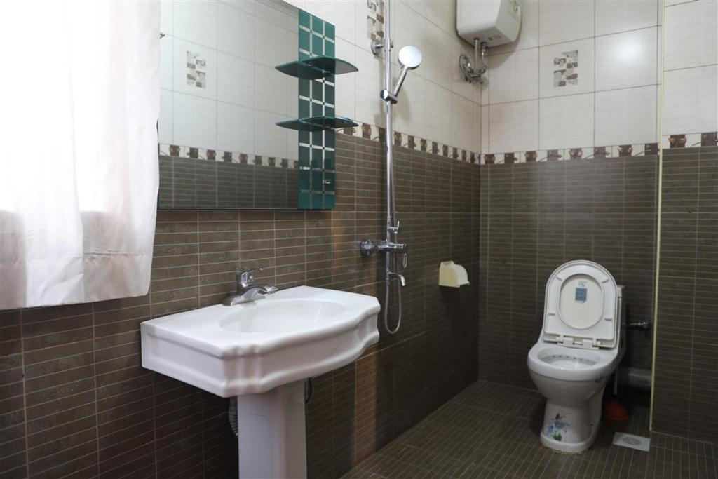Koupelna v ubytování Hotel Intertropics
