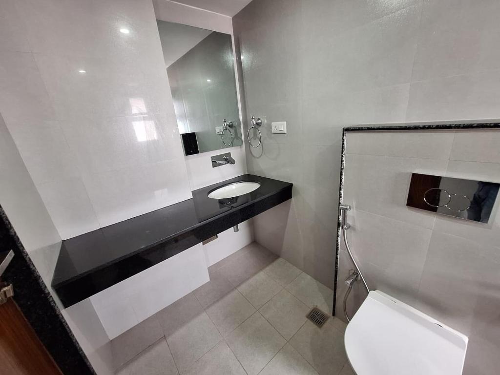 Koupelna v ubytování Lalitpur Inn