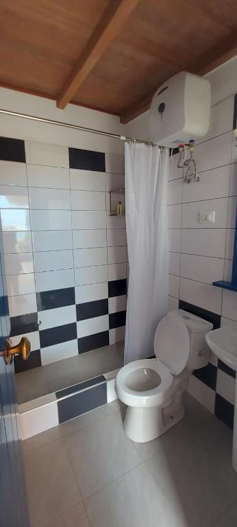 Koupelna v ubytování Kuartinho - Casa Torre