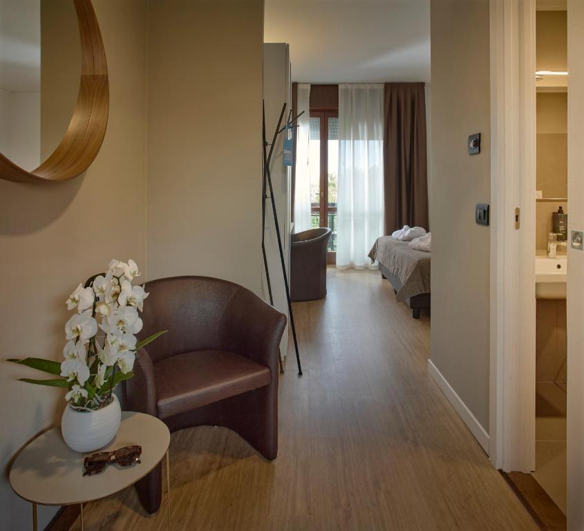 Postel nebo postele na pokoji v ubytování Hotel Eurorest