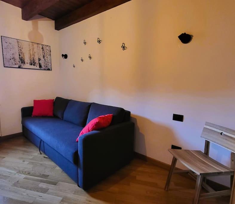 Posezení v ubytování Attico e super attico panoramico