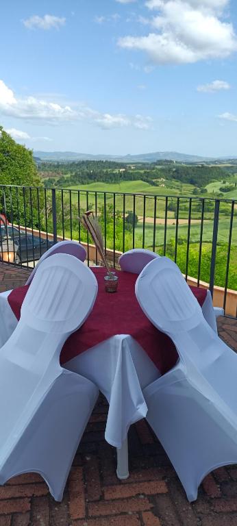 Balkón alebo terasa v ubytovaní Tuscany Life