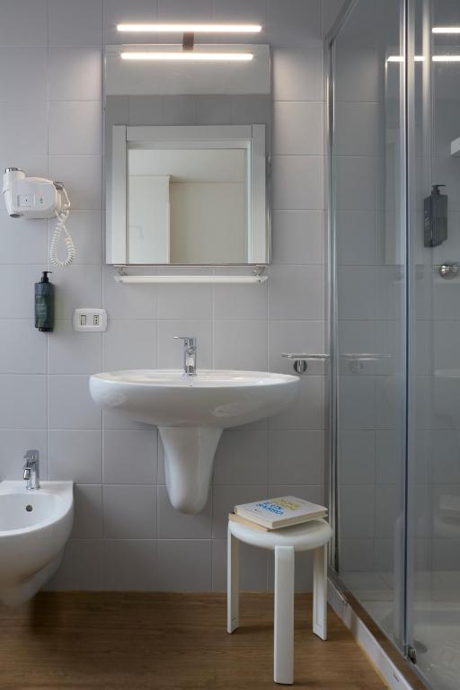 Koupelna v ubytování Hotel Eurorest