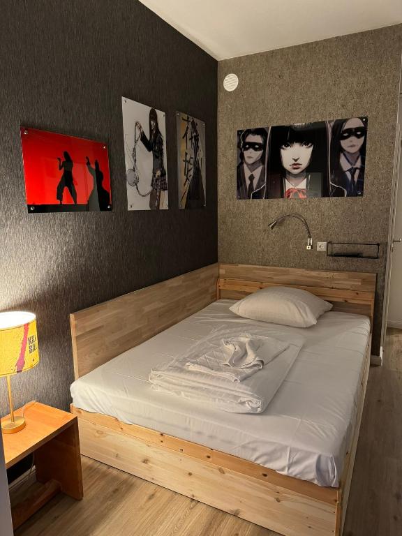 Postel nebo postele na pokoji v ubytování Room Pauli