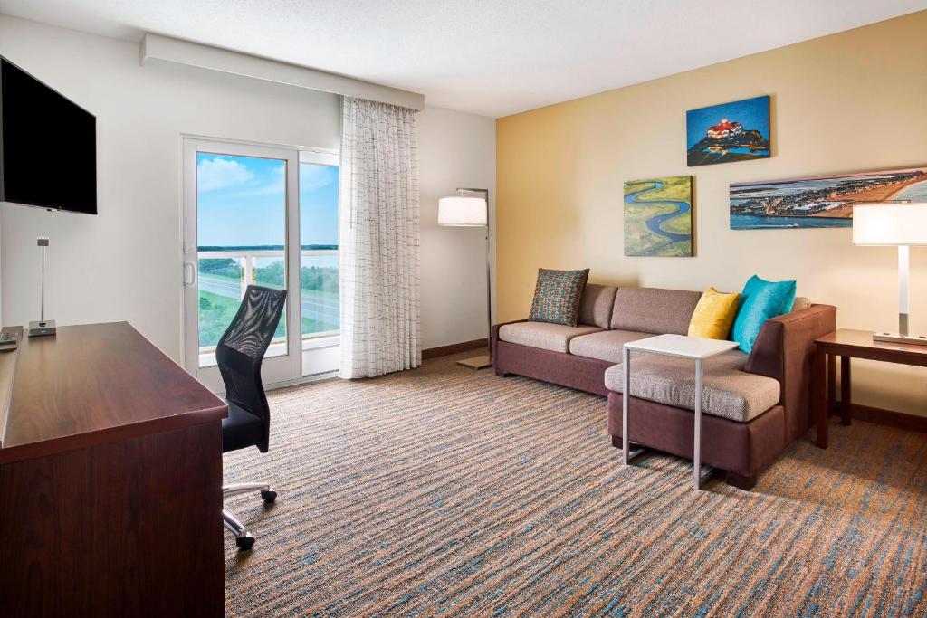 TV a/nebo společenská místnost v ubytování Residence Inn by Marriott Ocean City