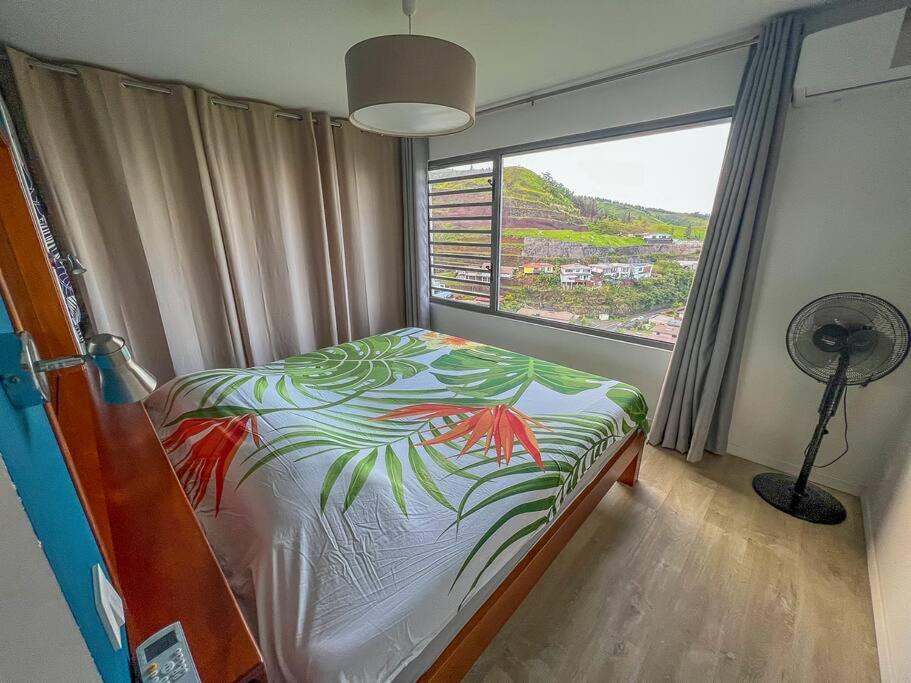 Voodi või voodid majutusasutuse Fare Miri Ata Premium - 107m2 Panoramic view toas