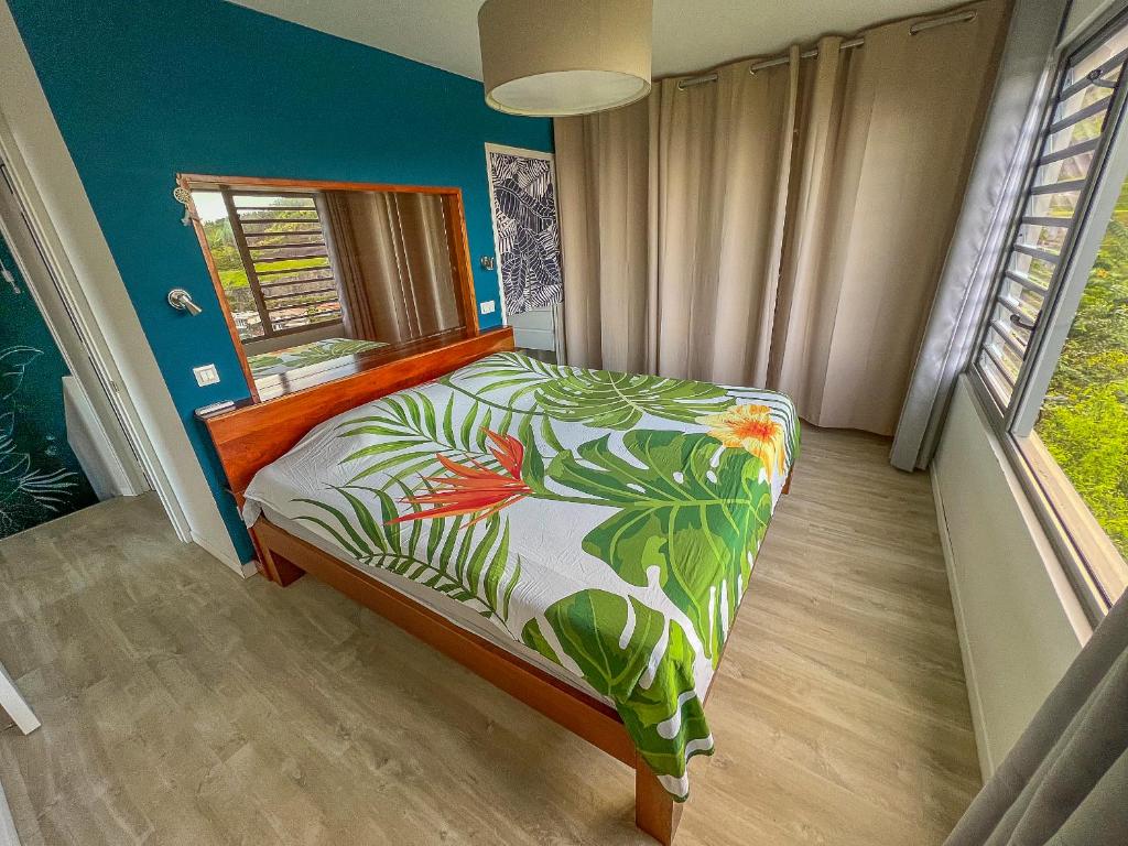 Voodi või voodid majutusasutuse Fare Miri Ata Premium - 107m2 Panoramic view toas