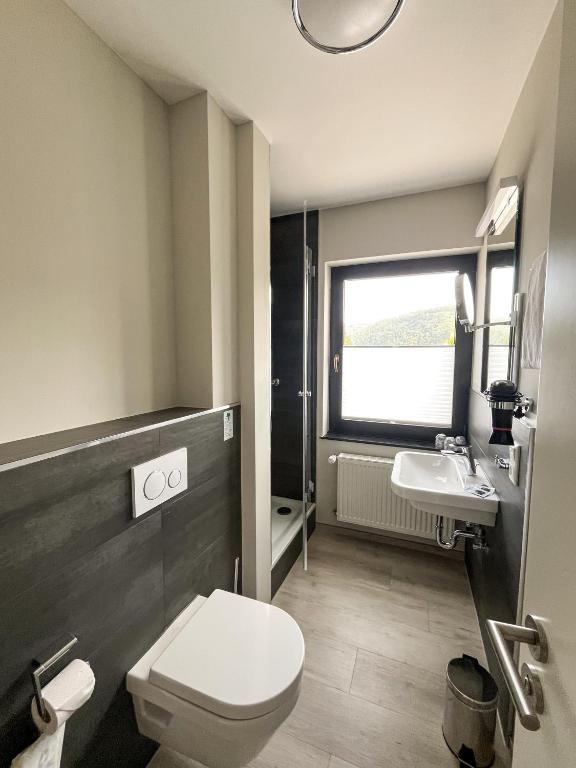 Koupelna v ubytování Hotel Paulushof