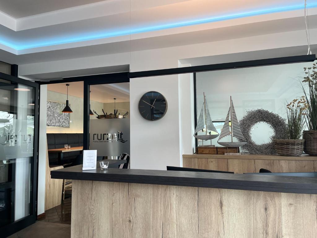 Kuchyň nebo kuchyňský kout v ubytování Hotel Paulushof