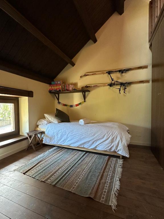 Postel nebo postele na pokoji v ubytování El Refugio de Sos