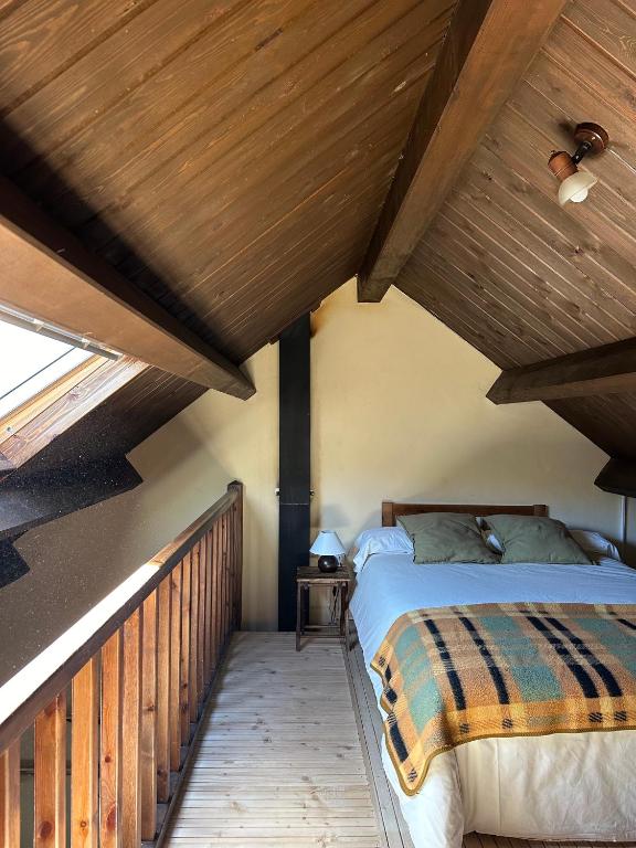 Postel nebo postele na pokoji v ubytování El Refugio de Sos